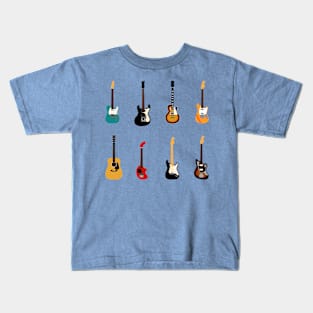 Cool Guitars Kids T-Shirt